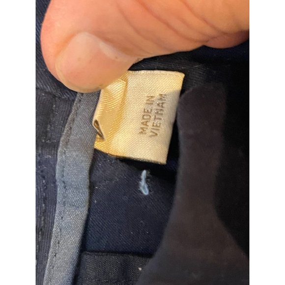 J. Crew Womens Chino Pants Frankie Stretch Slim Fit Mid Rise Navy Blue Size 6 - Picture 12 of 14